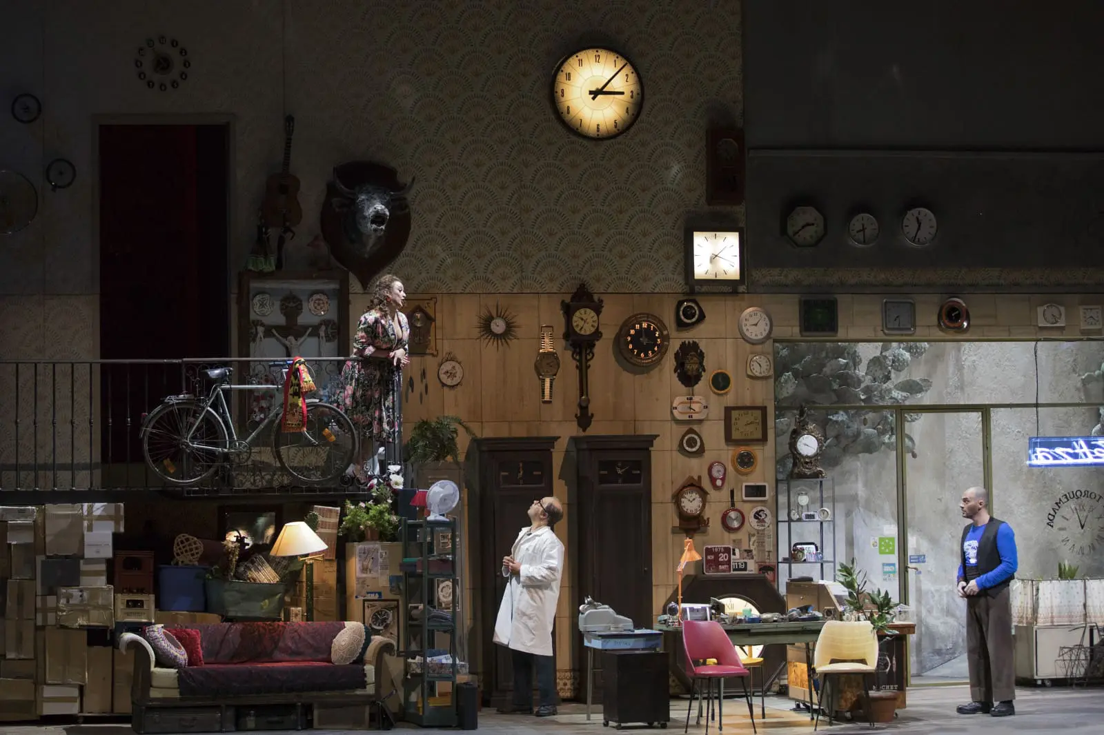 Review: In Paris Opera’s L’heure espagnole Michèle Losier shows off her “sharp comic timing”