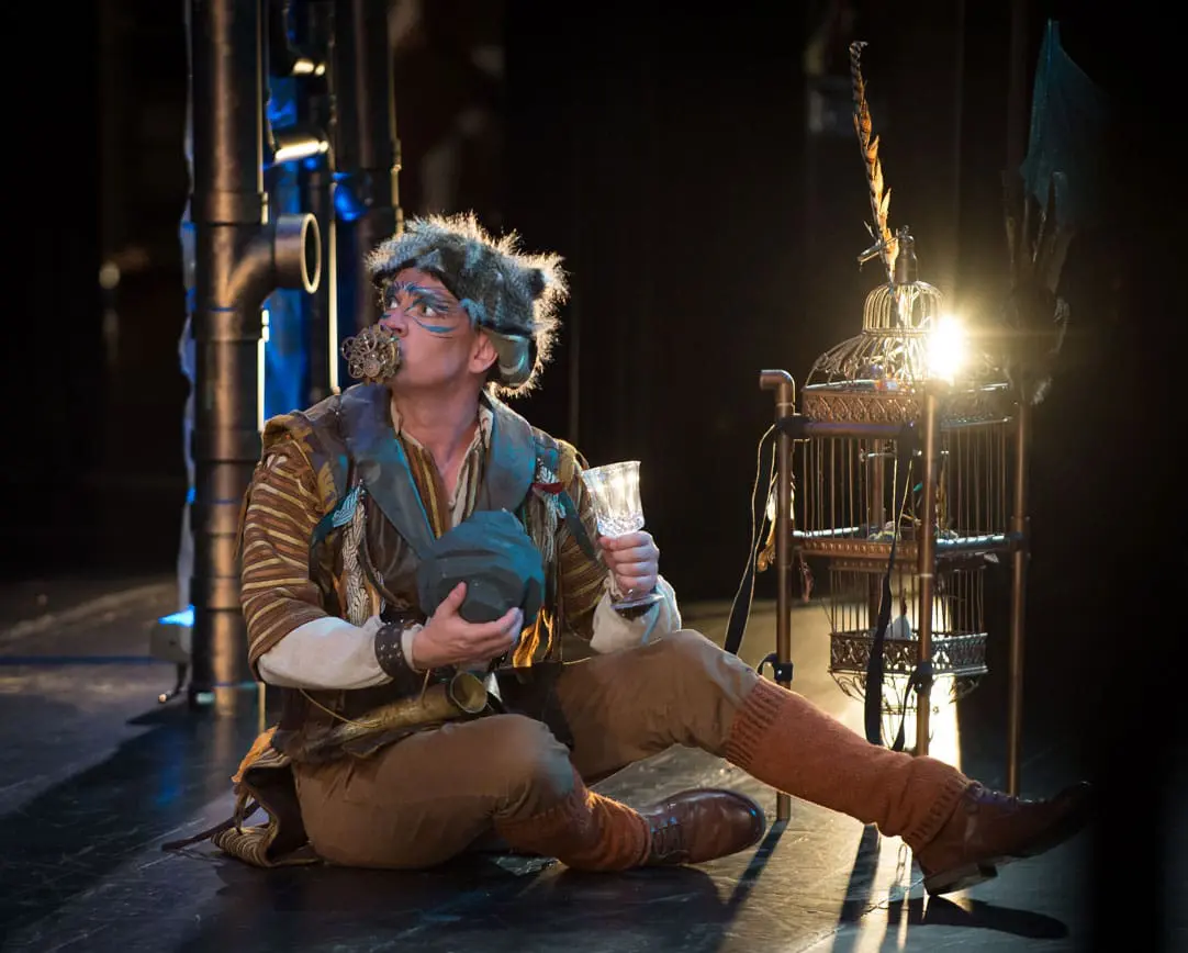 Max van Wyck (Papageno) in Brott Music Festival's The Magic Flute. Photo: Bob Hatcher