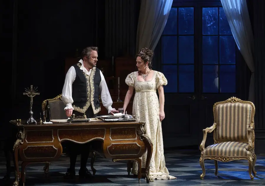 Canadian Opera Company Tosca “a reading that loudly accented some of the big moments and played up the vivid colouring of Puccini’s rich orchestration”