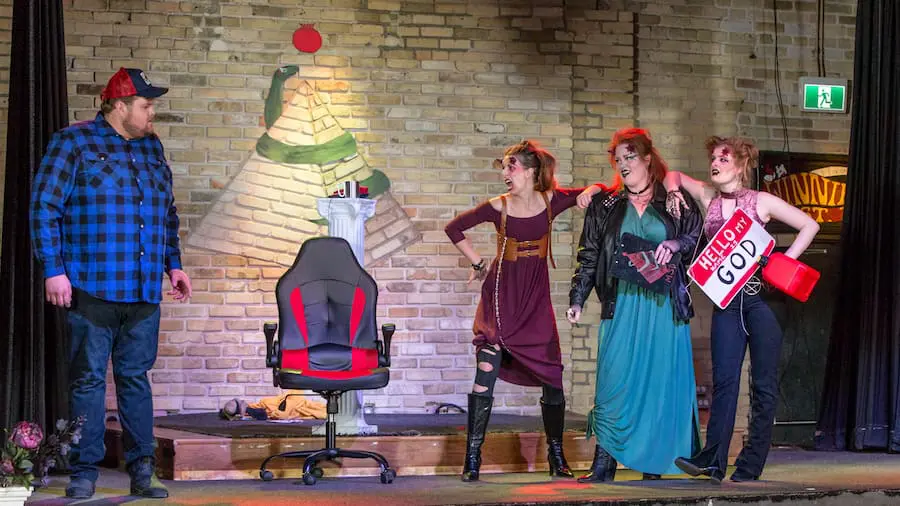 Manitoba Underground Opera The Mansplaining Division “Alissa Watson’s spot-on stage direction allows each character to shine”