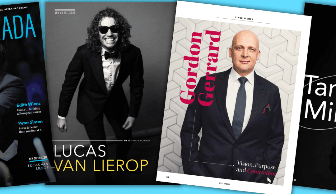 Michael Jones appointed new Editorial Director of Opera Canada Publications