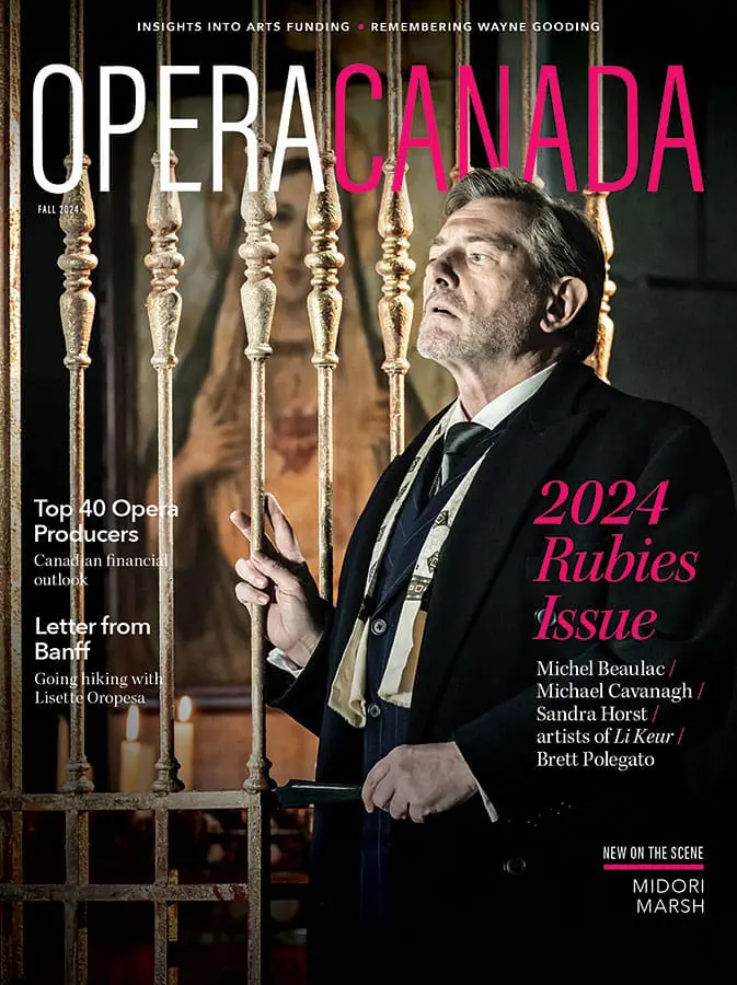 Opera Canada – fall 2024 (vol 65, no 2)
