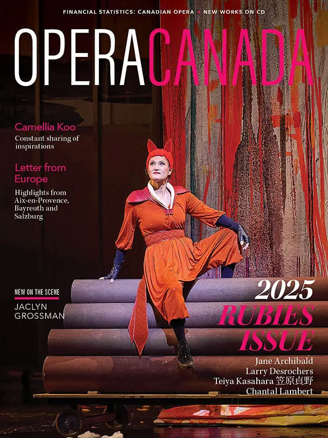 Opera Canada – fall 2025 (vol 66, no 2)