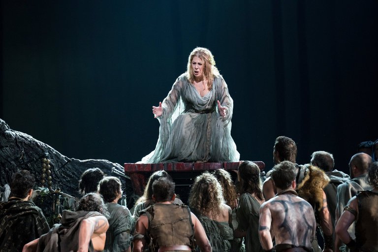 Sondra Radvanovsky as Norma at Metropolitan Opera