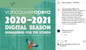 Vancouver Opera screenshot