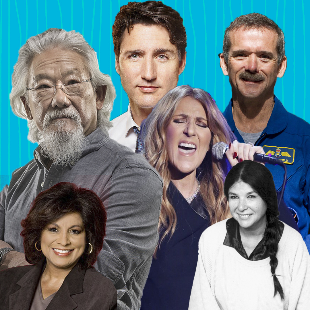 6 famous canadians