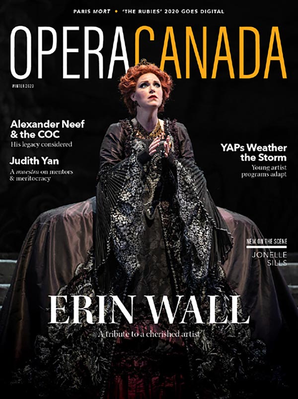 Opera Canada Magazine Cover