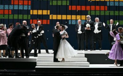 Manitoba Opera La Cenerentola  “Haute couture frocks…brilliant set…well lit…crisply led…worth the wait”
