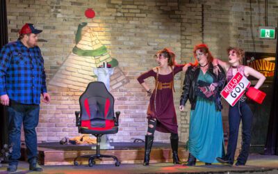 Manitoba Underground Opera The Mansplaining Division “Alissa Watson’s spot-on stage direction allows each character to shine”