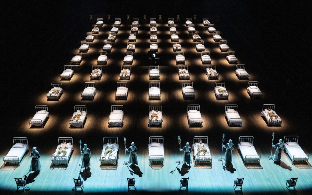 Park Avenue Armory Doppelganger featured “Michael Levine’s typically spare and striking design”