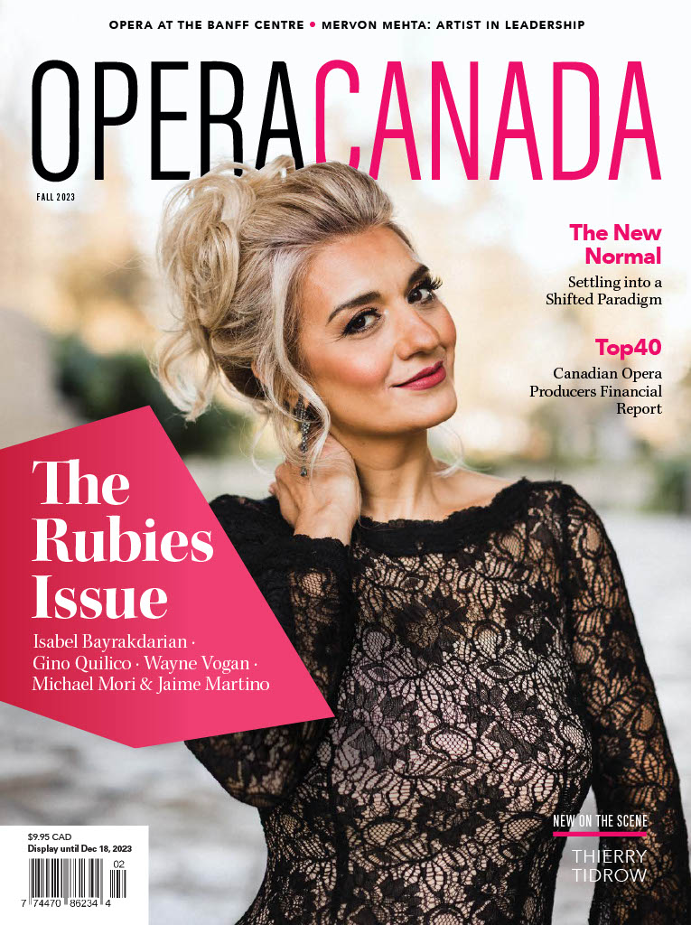 Opera Canada Magazine Cover