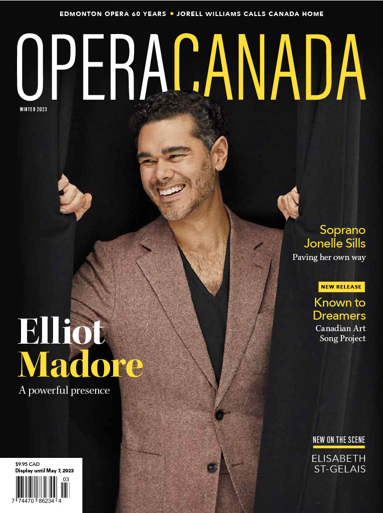 Opera Canada Magazine Cover