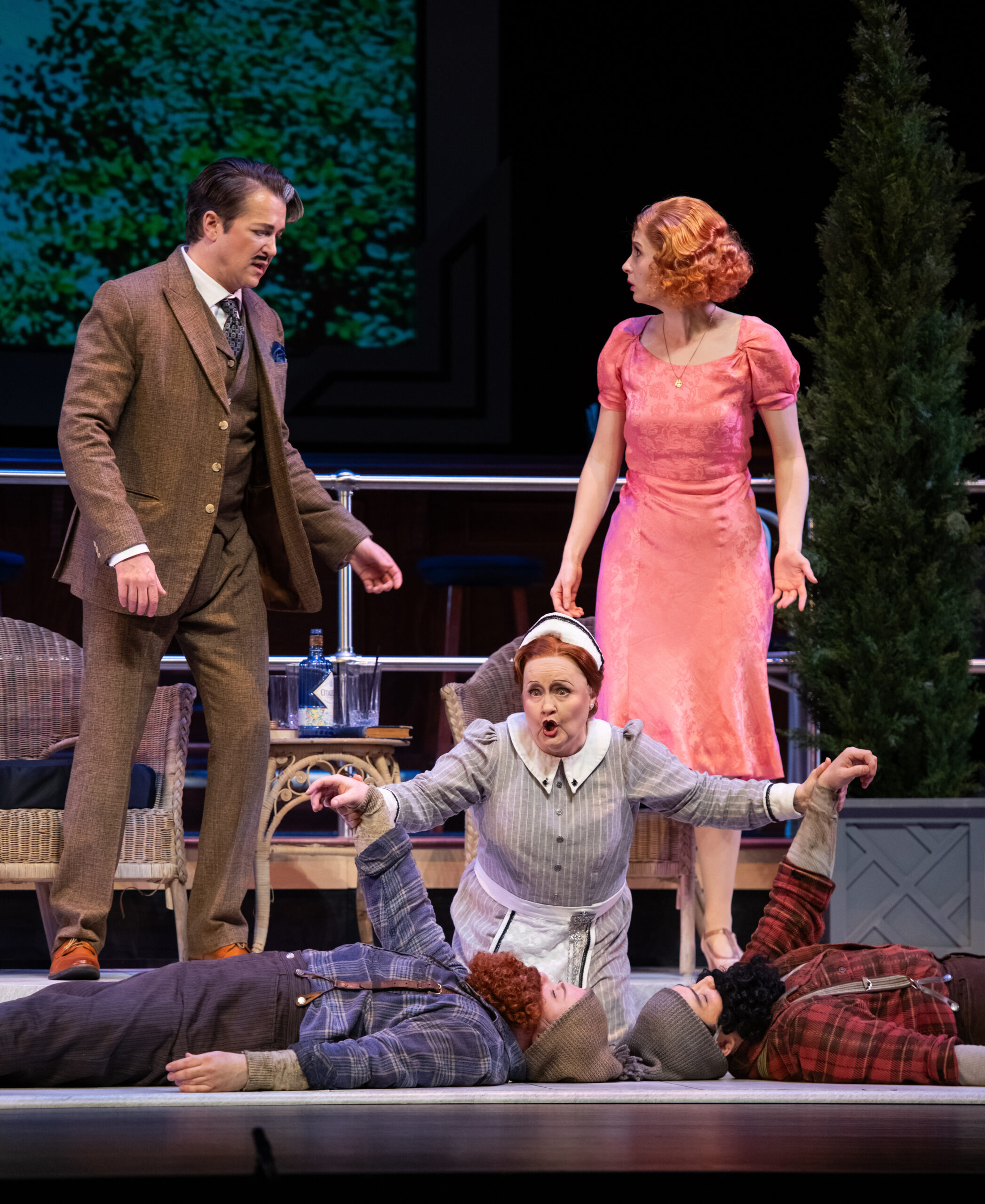 Daniel Okulitch , Owen McCausland, Tracy Dahl, Alex Hetherington, and Clarence Frazer. VO photo by Emily Cooper